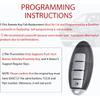 MechanMagic Smart Key Fob Remote Replacement Fits for Nissan Sentra Versa 2013 2014 2015 2016 2017 2018  Keyless Entry Remote Control CWTWB1U840
