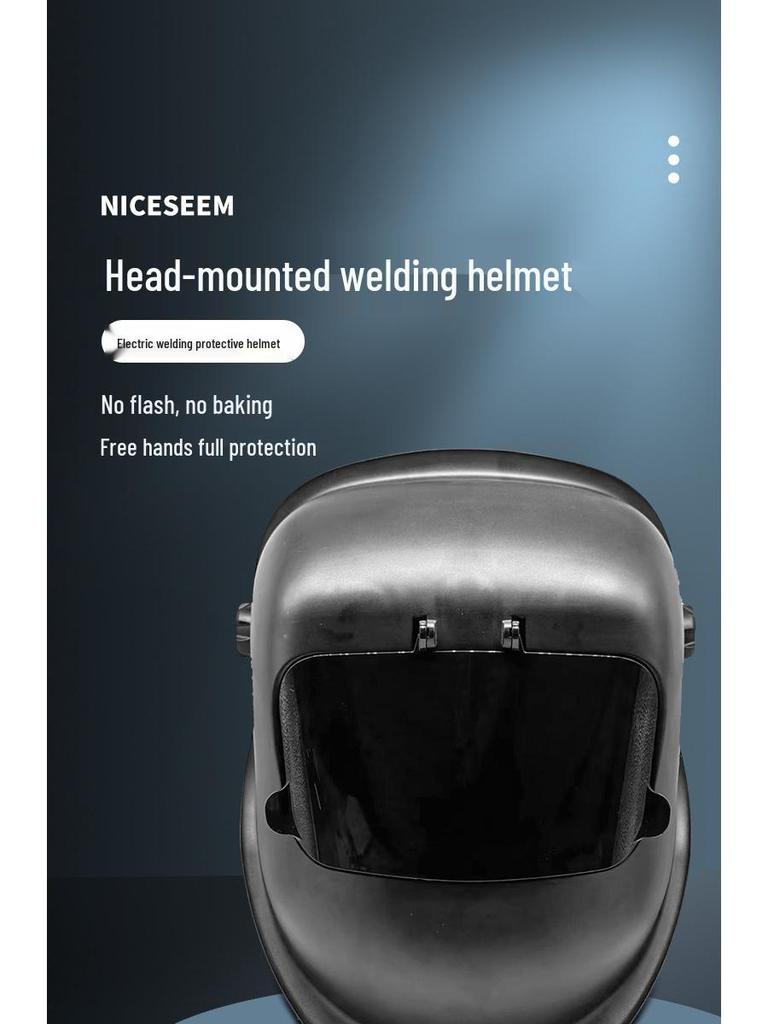 Anti-Laser Welding Face Shield - Lightweight, Head-Mounted Protection for Welders