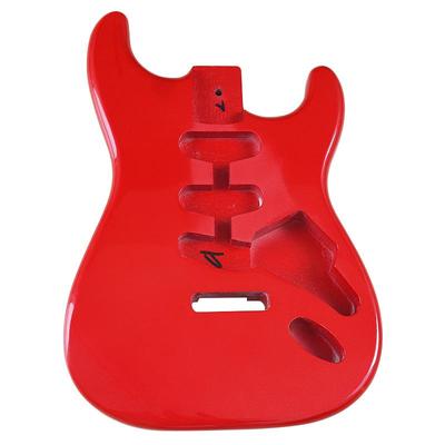 Red Gloss Poplar Electric Guitar Body - Professional DIY Modification Accessory