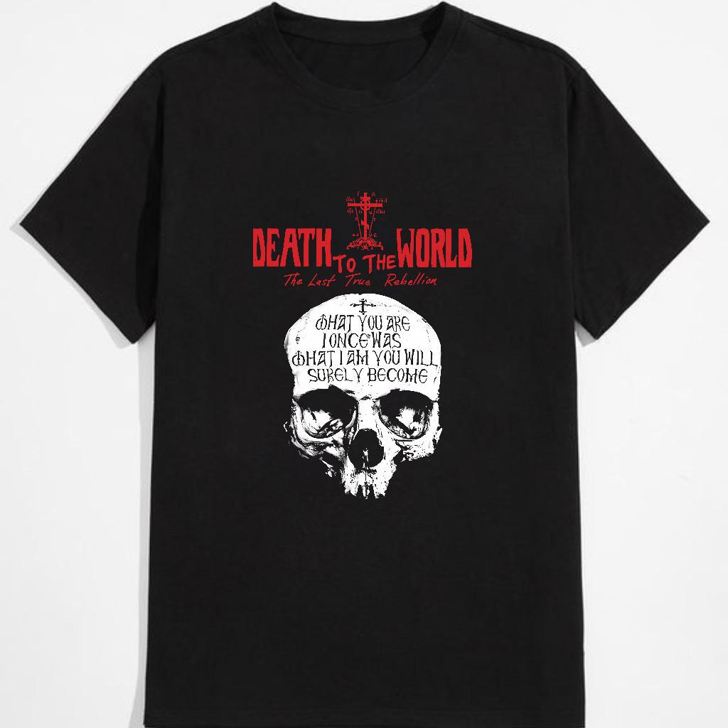 Big sale orthodox saying skull tshirt size s5xl unique design