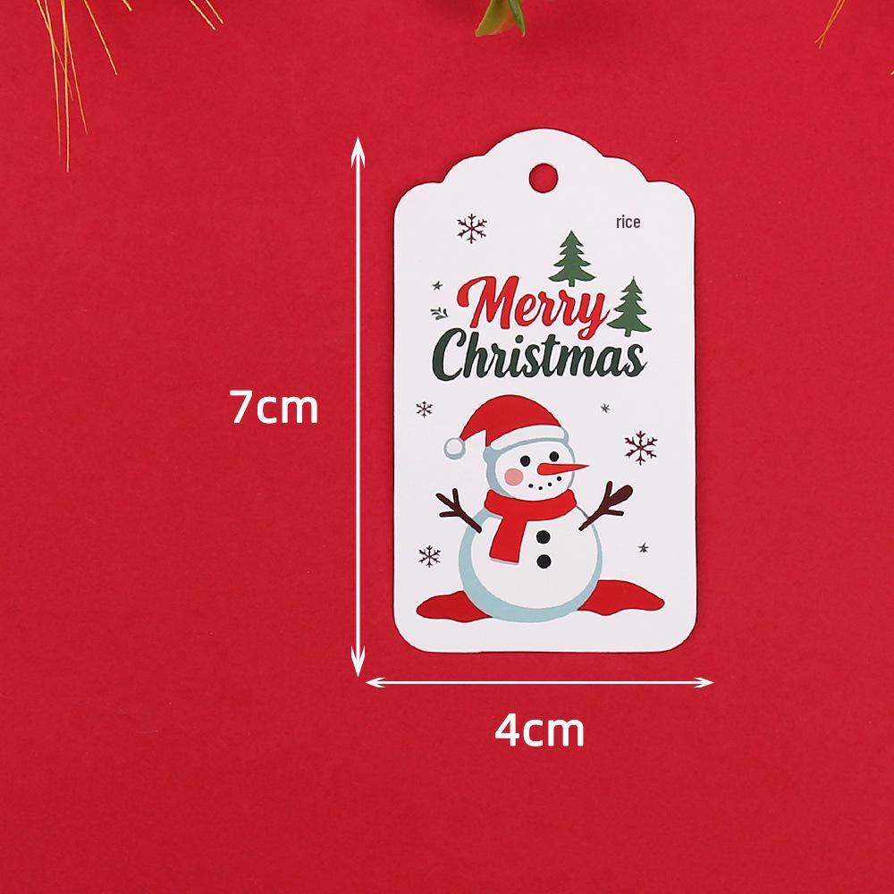 2026 Christmas Gift Tags: Reindeer, Santa, Snowman Design Hang Tags, Christmas Cards In Stock