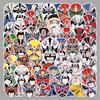 60 Peking Opera Face Mask Stickers: Chinese Style Waterproof Decals for Phones, Cups, and Computers