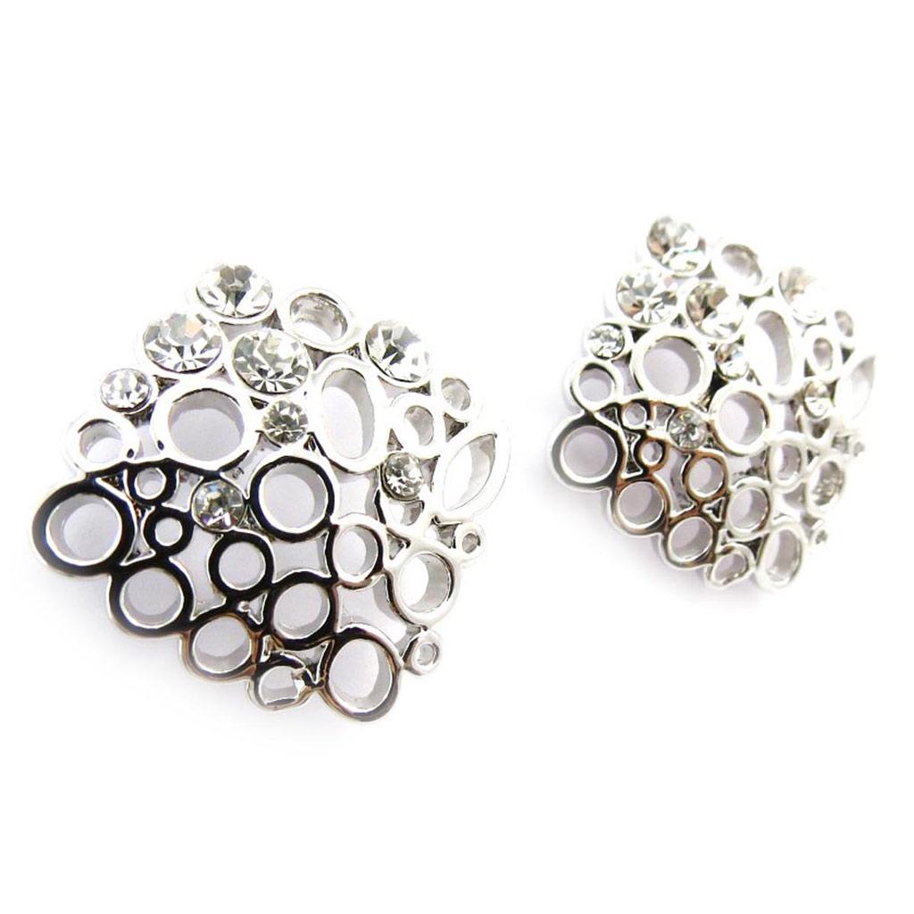 Les Trésors De Lily [J4040] - White 'Sissi' Designer Earrings