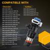 4.8 5.3 6.0 Fuel Injector 4 Holes 8Pcs, Compatible With 1999-2006 Chevrolet Silverado Suburban Tahoe Cadillac Escalade GMC Sierra Yukon Isuzu Hummer
