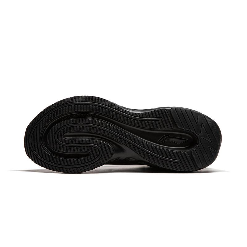Li-Ning Comfortable Fashionable Simple Non-Slip Wear-Resistant Lightweight Low-Top Casual Shoes Men Casual Shoes Black AGLU187-4