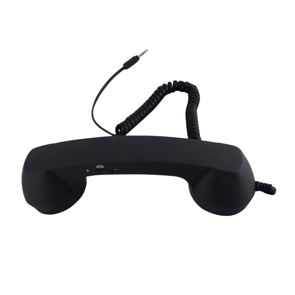 Retro 3,5mm Telefonhörer Handyempfänger Mikrofon Lautsprecher Für Mobiltelefone Handy Smartphone