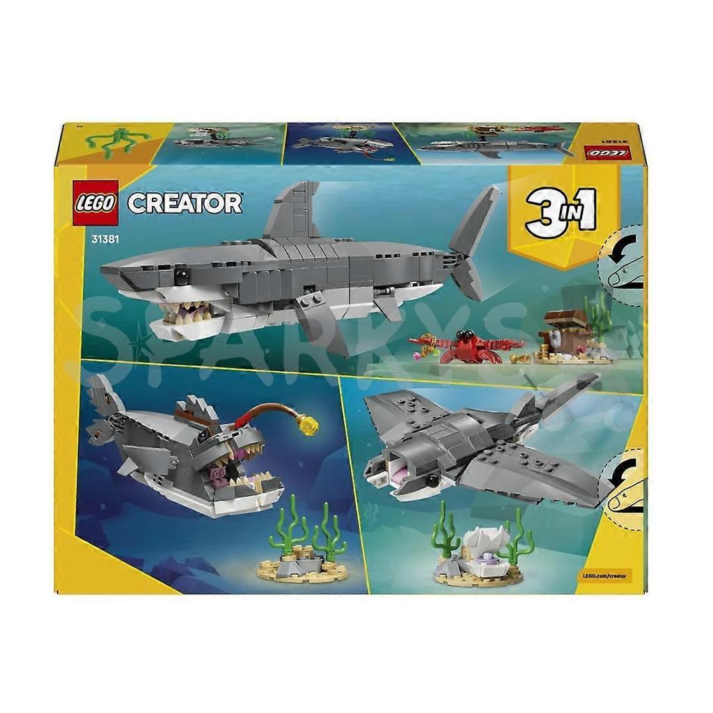 Lego Creator Fierce Shark With A Treasure Chest