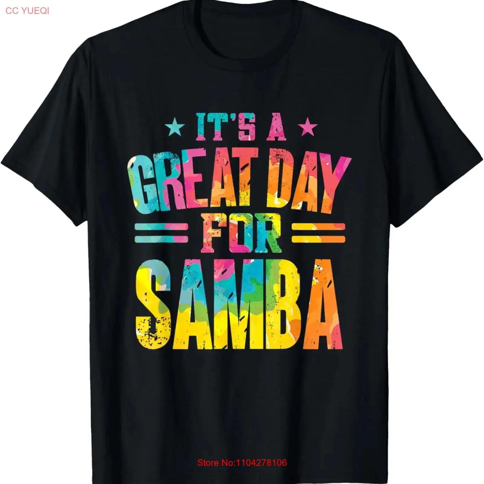 

Ist A Great Day For Samba T Shirt vintage Washed Soft Stretched homme graphic Stylish Slightly Casual fashion streetwear Unisex 5XL різнокольоровий