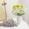 Maintenance Free Indoor Plant Decor Artificial Orange Jasmine Flowers Realistic Murraya Paniculata Flower Bouquets Silk Lilac Stems for Vase