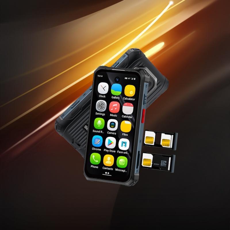 Soyes MAXo Radyasyona Dayanıklı Mini Akıllı Telefon 3.88 inç TFT 6GB RAM 128GB ROM MT6762 Sekiz Çekirdekli 13MP LTE 4G Çift SIM GPRS WIFI Android Cep Telefonu