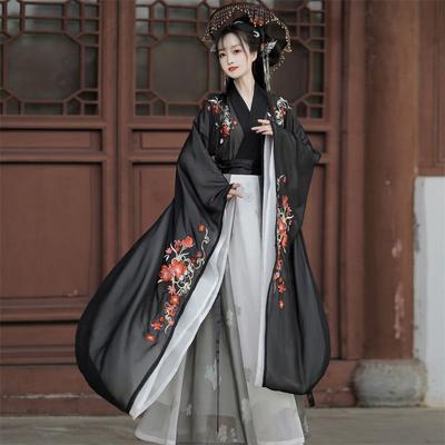 Nuevo y elegante traje Hanfu para mujer, al estilo de las dinastías Wei y Jin de China.