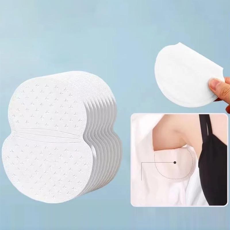 10-300PCS Disposable Underarm Armpit Sweat Pads Sweat-absorbing Patch Summer Deodorants Non-woven Pads Breathable Ultra-thin