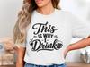 Funny 'This Is Why I Drink' T-Shirt, Wine & Beer Graphic, Party Tee