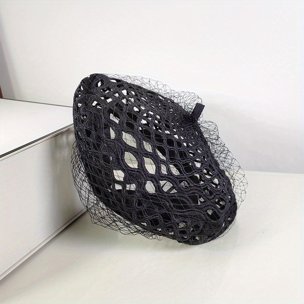 Summer Beret Caps for Women Breathable Mesh Design Solid Color Beret Ideal Gifts for Friends Family