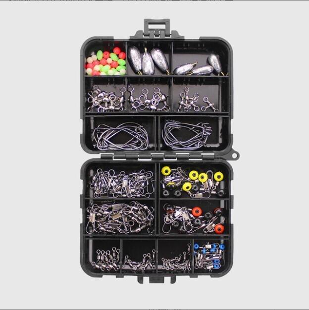 Fishing Accessories Kit Portable Tackle Box Fishing Kit Accessories Hooks Fishing Beads Tackle Box Durable Quality