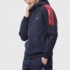 Fila Athletics Logo Embroidered Color Block Sports Hoodie Men Hoodies Royal-Blue A11M143213F-NV