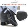 [AmiAmi] Short Boots, Square Toe, 5cm Heel, Women's, Comfortable to Walk In, Black, Winter, Heel CX3202 (M (23.5cm), Black (Smooth))