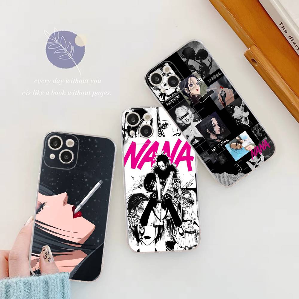 Anime NANA Phone Case For IPhone 16 15 14 11 12 13 Mini Pro XS Max Cover 6 7 8 Plus X Funda Shell