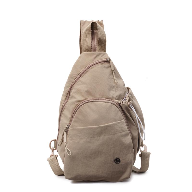 

Многофункциональная нагрудная сумка, большой вместимости, дорожный рюкзак, школьный ранец, легкая дорожная сумка хаки