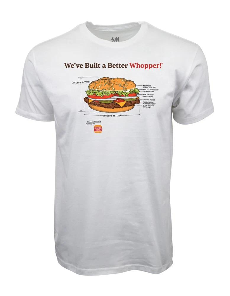Burger Better Whopper Burger Graphic T Shirt S