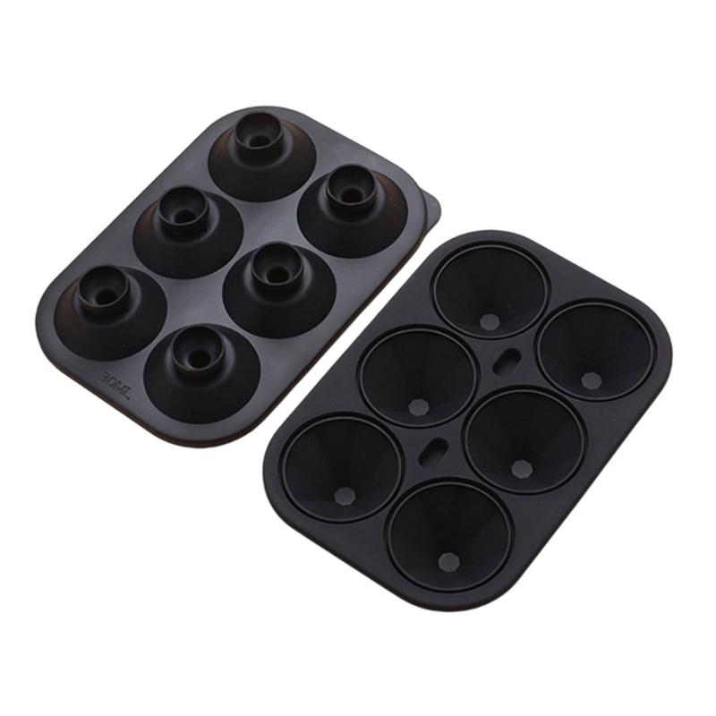 

Silicone Irregular Ice Cubes Tray Popsicles Making Tool for Home Gatherings and Beverage Decorations Drink Accessories чорний