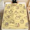 Various Pikachu Print Flannel Blanket, Suitable for Home Use, Perfect Gift Choice, Warm and Comfortable for Living Room