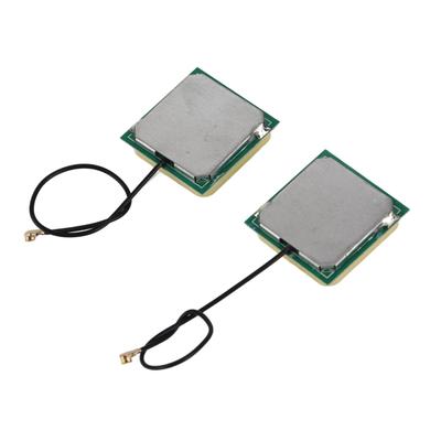 2 Stück GPS Keramikantenne Positionierung + BD 2 Frequenz Eingebautes Aktives 21dBi Modul mit Hohem Gewinn