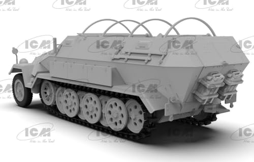 ICM 1/35 German Sd.Kfz.251/8 Ausf.A Armored Ambulance Plastic Model Kit 35113