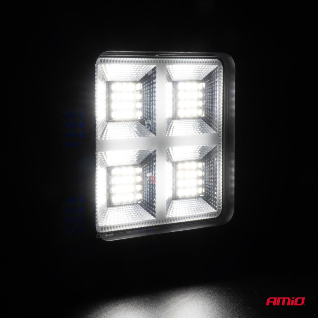 LED searchlight work lamp AWL59 68W 6500K 8000lm 12V 24V AMIO-04200