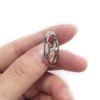 AutCreation Titanium Keychain Snap Bracelet Necklace Jewelry Accessory Silver Carabiner, S-Shaped Connector, Clasp, Clasp, Clasp, Part, Handmade,