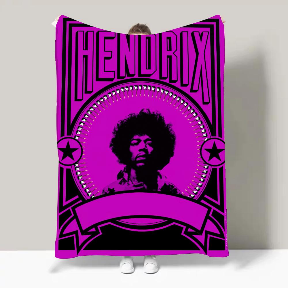 Guitarist J-Jimi H-Hendrix Blanket Design Lightweight Throw Blanket For Dorms, Naps, Living Room, Office,Sofa 30x40in