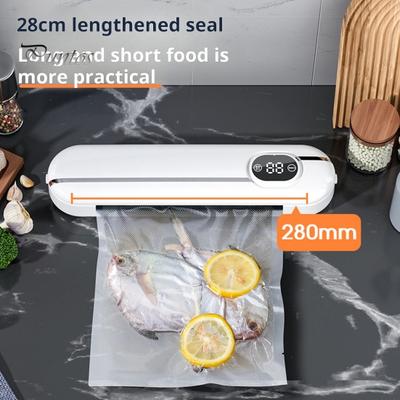 Vacuum Sealing Machine with Digital Display Timer Function 2 Sealing Modes EU Plug Automatic Vacuum Sealer Kitchen Supplies