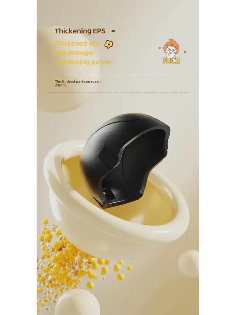 Kids' Cartoon Safety Helmet: Four Seasons Universal Warm Half Helmet for Boys & Girls