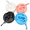 Silikon snorkelrör Rullbar snorkel med förvaringsfodral Våt andningsslang Flexibel vikbar snorkel för dykning