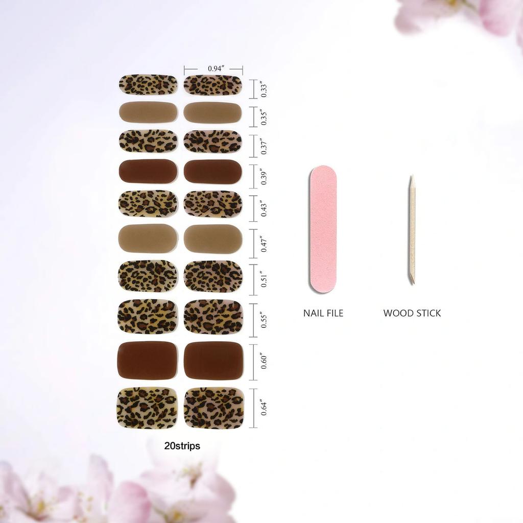 New Gel Phototherapy Gel Manicure Stickers 20 Stickers Light Curing