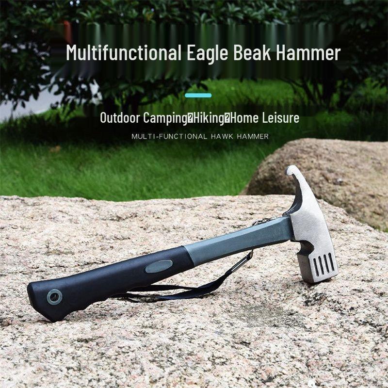 Multi-Function Camping Hammer: Outdoor Gear for Tent Setup and Survival