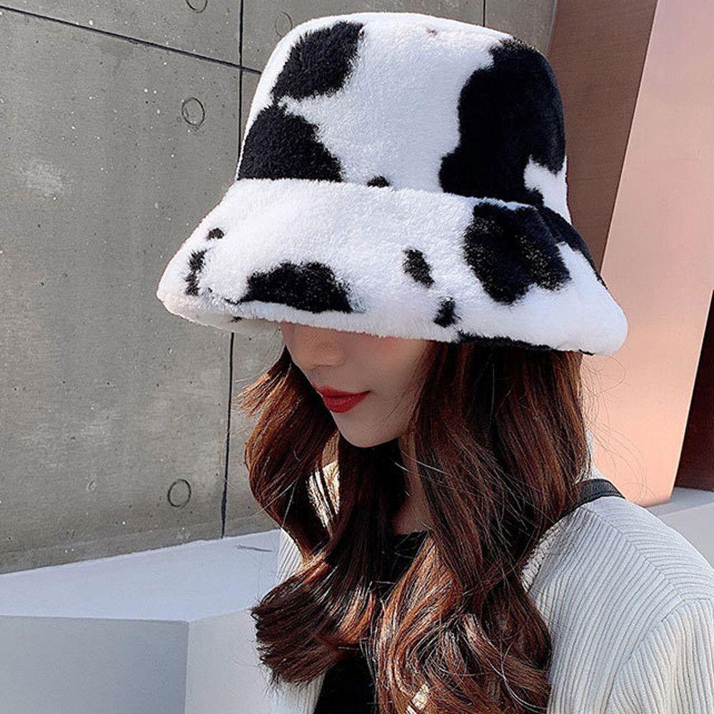 Cow Stripe Fisherman Cap Soft Panama Hat Outdoor Sun Cap  Men Women