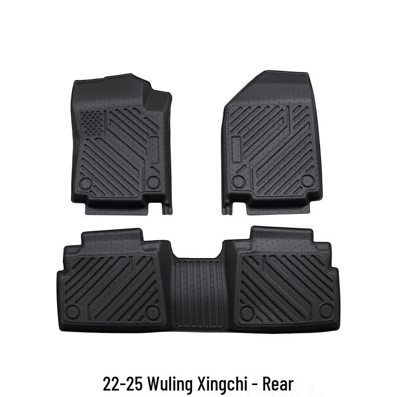 3D-Hochrand-TPE-Umweltfreundliche Fußmatten für 22-25 Wuling Hongguang Xinchen, Verbessert Anti-Rutsch, Leicht zu Reinigen