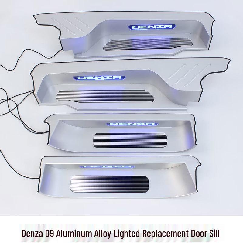 

Denza D9 Полоска порога двери из алюминиевого сплава с подсветкой Замена и Декорация приветственной педали