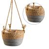 Garden Hanging Planter Plant Storage Basket Rope Woven Indoor Outdoor Flower Pots Holder Plant Hangers Home Decorations
