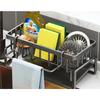 1Pc 2025Kitchen storage rack, dishcloth holder, draining rack, faucet sink sponge and steel wool organizer