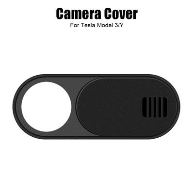 Schuif om te sluiten/openen Auto-accessoires Webcam-blokker Camera-afdekking voor Tesla Model 3/Y 1/5 stuks Privacybeschermer Lensafdekkingen