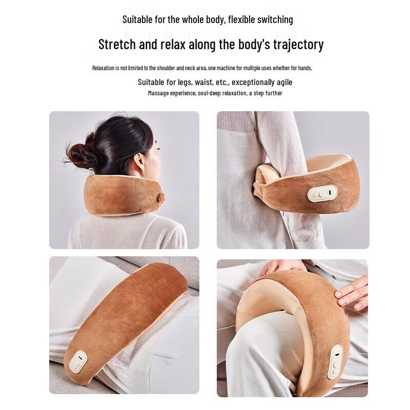 

DESLON Massage Neck Pillow & Warm Blanket Set CN plug (adapter included)