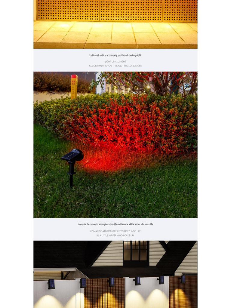 Super Bright Waterproof Solar Garden Spotlight for Outdoor Landscapes