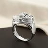 Men's Trendy Fashionable Copper Ring, Cool and Creative Simulation Lighter Design Rotatable Ring