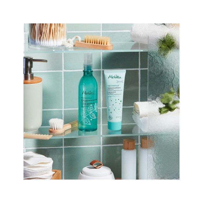 Exfoliating Mask - Melvita - Nectar Pur - 75ml - Combination To Oily Skin - Purifying