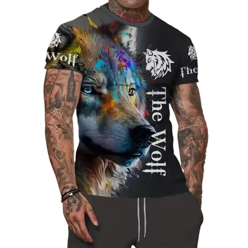 Men's T-Shirt Quick Drying Tops Summer Fashion Street Short Sleeve Tee Shirts 3D Graphic Print Tees Oversized Male Clothing