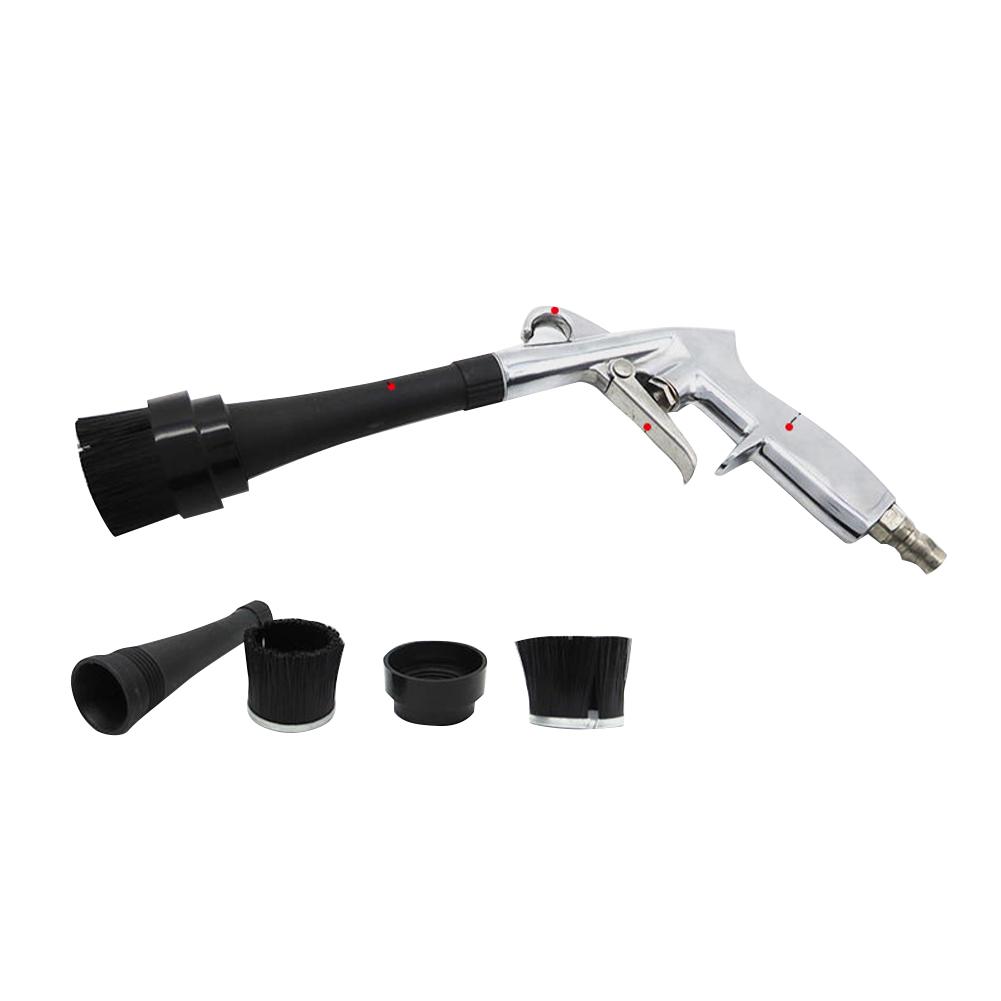 High Pressure Car Interior Spraying Washing Tool With Ergonomic Grip, Automobile Detailing Sprayer Connector Air Pulse Car Washing Equipment Tool Set