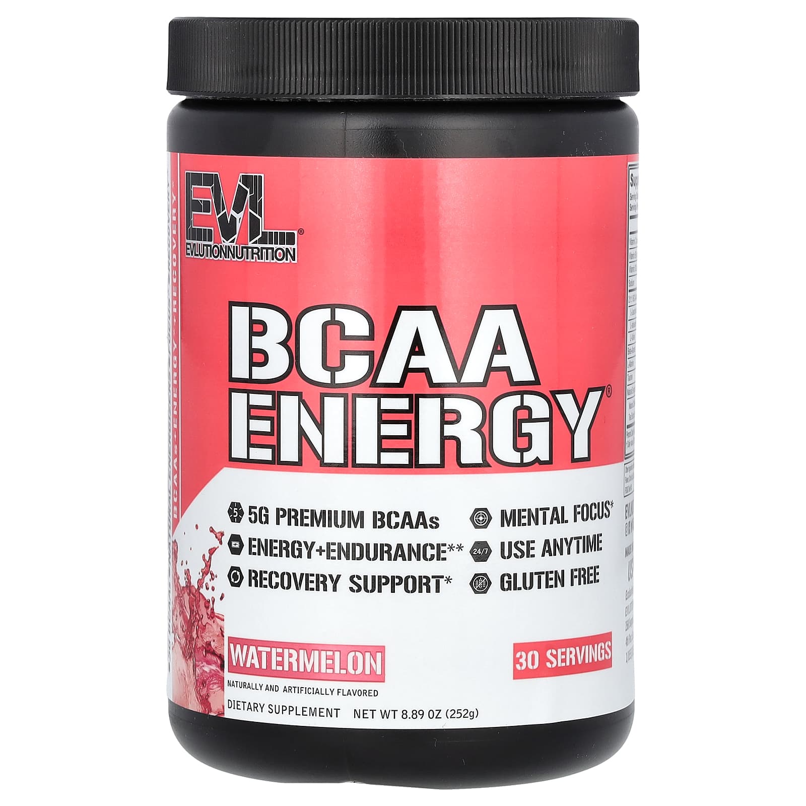 

Bcaa Energy, Watermelon, 252G(8.89Oz)