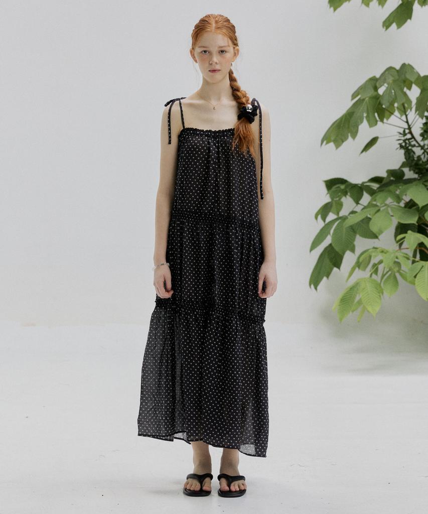 Opeundoeoseutyudio Small Print Onepiece Black